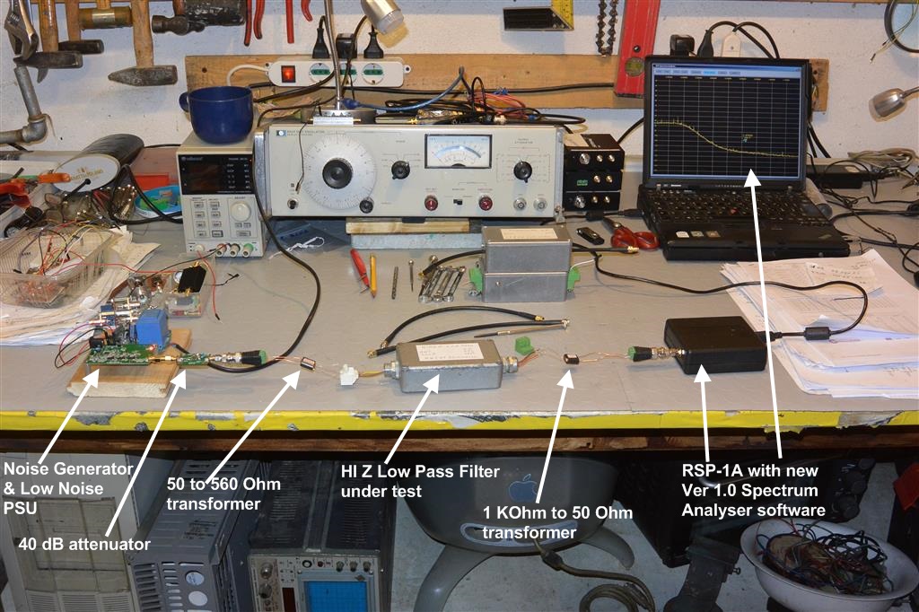 Low Pass filter test April 19.JPG