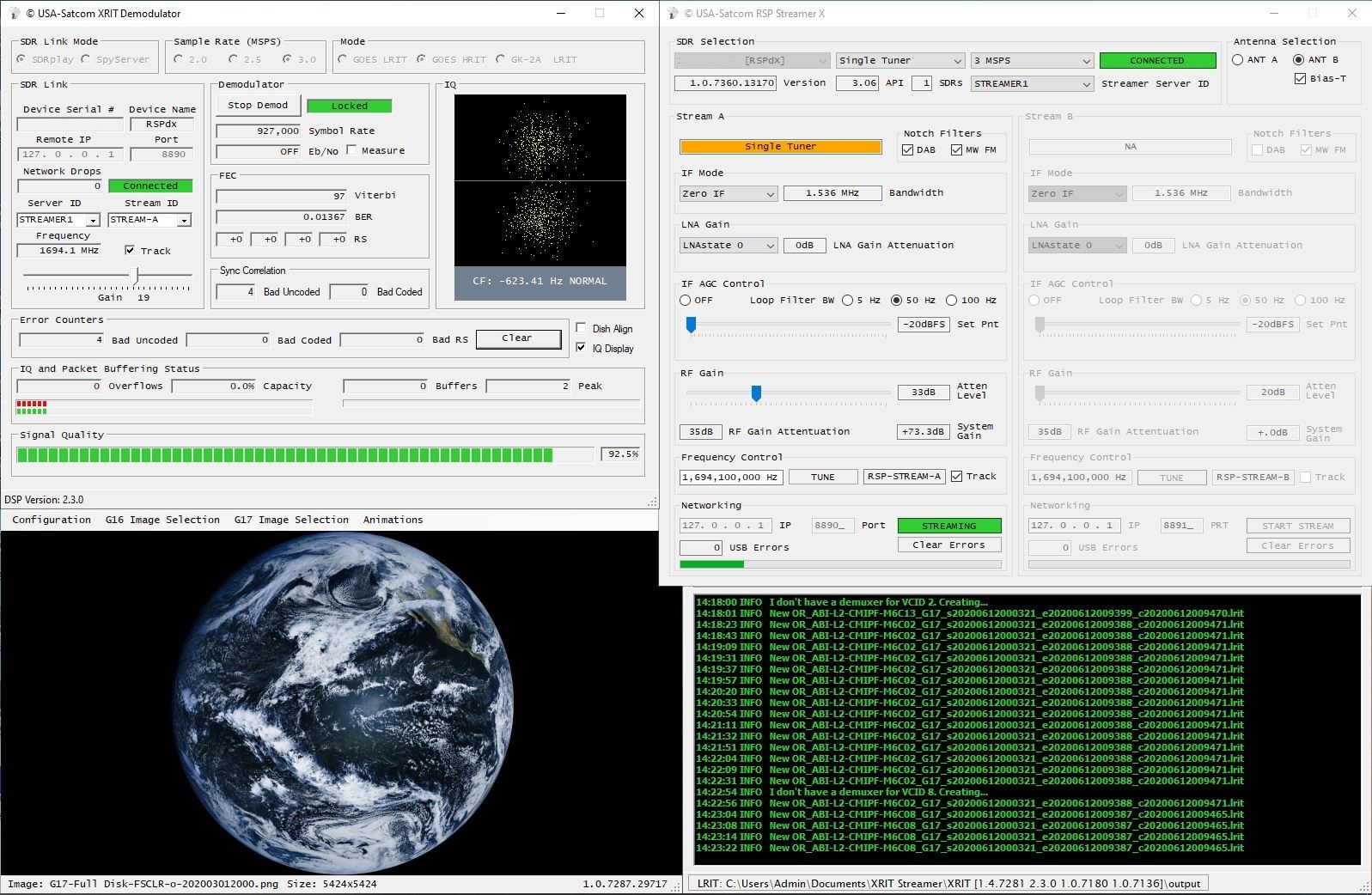 Satellite Decoding Software now supports all RSPs SDRplay