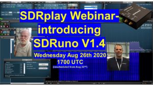 Rescheduled SDRuno V1.4 Webinar