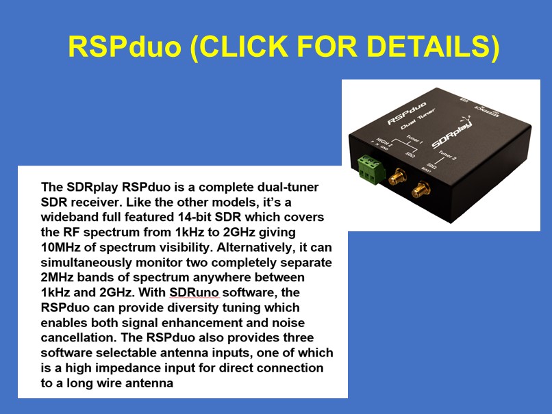 Products - SDRplay