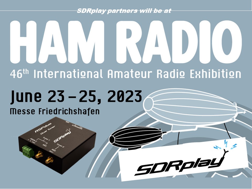 SDRplay partners at Ham Radio Friedrichshafen 2023 SDRplay