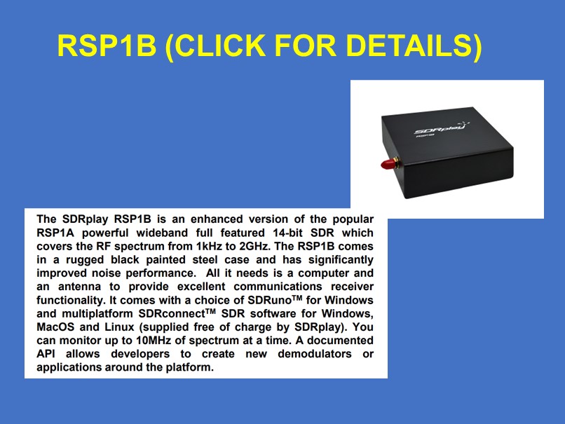 Products - SDRplay